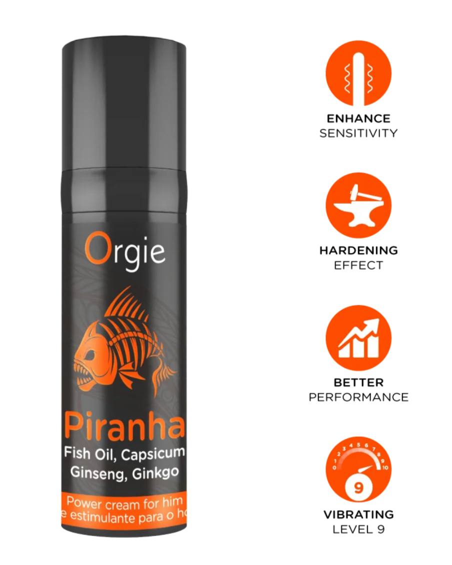 Возбуждающий крем для мужчин Orgie Piranha — Power Cream