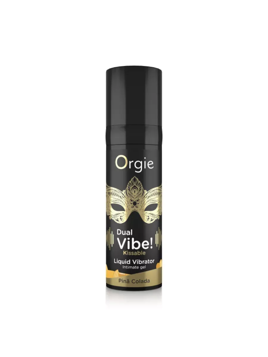 Съедобный жидкий вибратор Orgie  Dual Vibe! Kissable Pina Colada