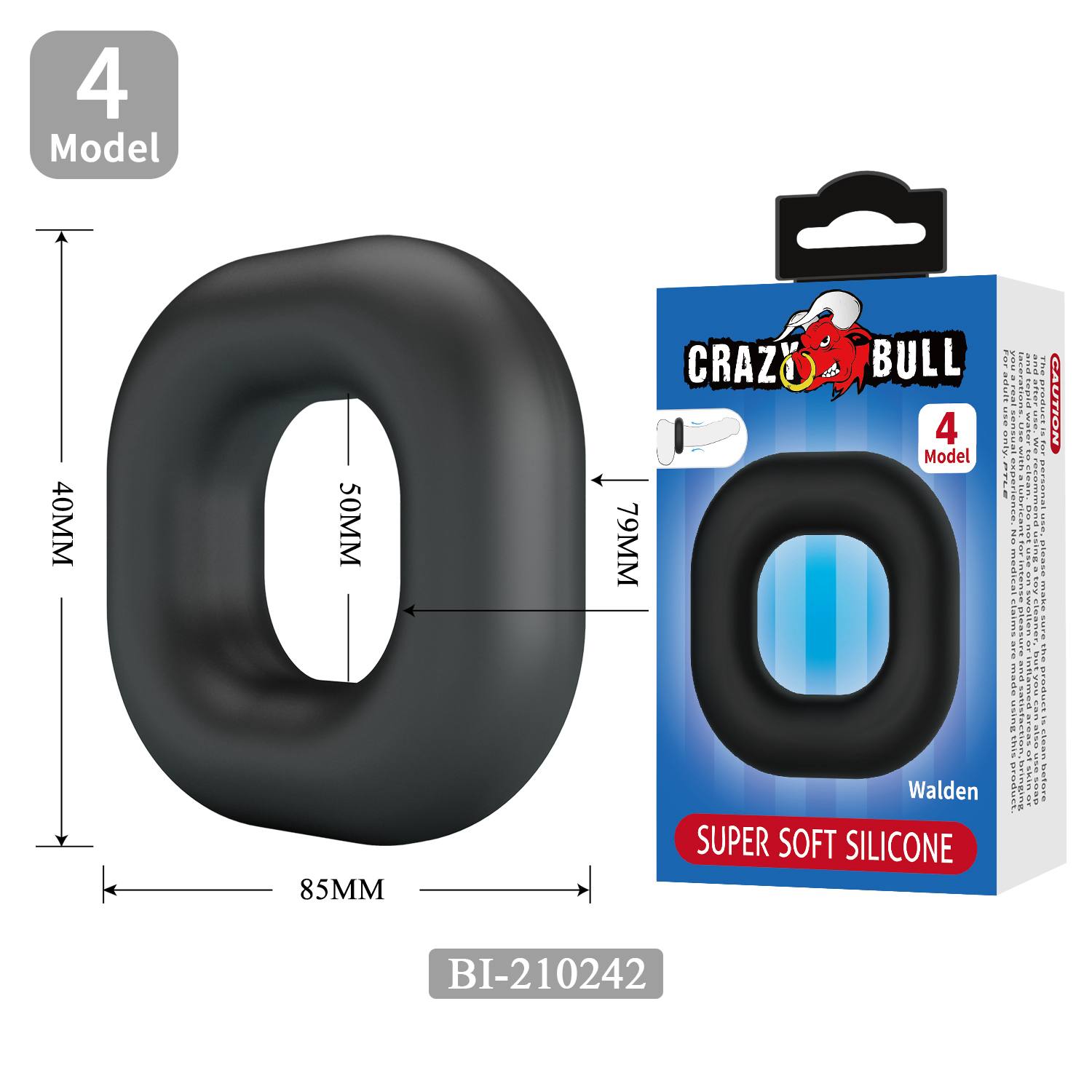 Эрекционные кольца Crazy Bull