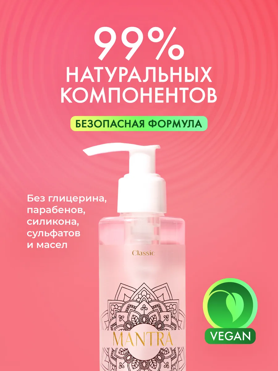 Интимная смазка на водной основе от MANTRA